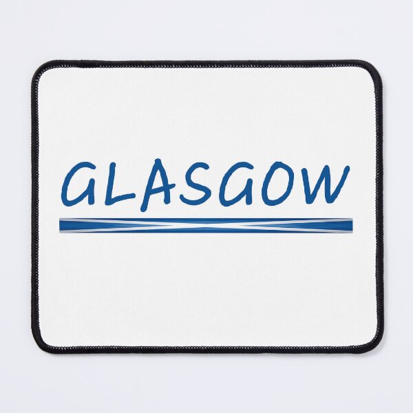 Item preview, Glasgow Scotland City Design - Scottish Pride Blue and White Saltire Stripe Gift designed and sold by Loom on the Loch.