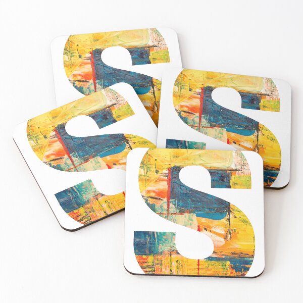 Item preview, Colorful Abstract Letter S T-Shirt Art designed and sold by CoolGTees.