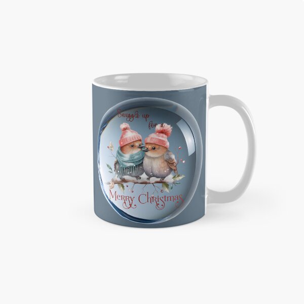 Item preview, Snuggle Up – Cozy Christmas Birds designed and sold by Szpaku desart .