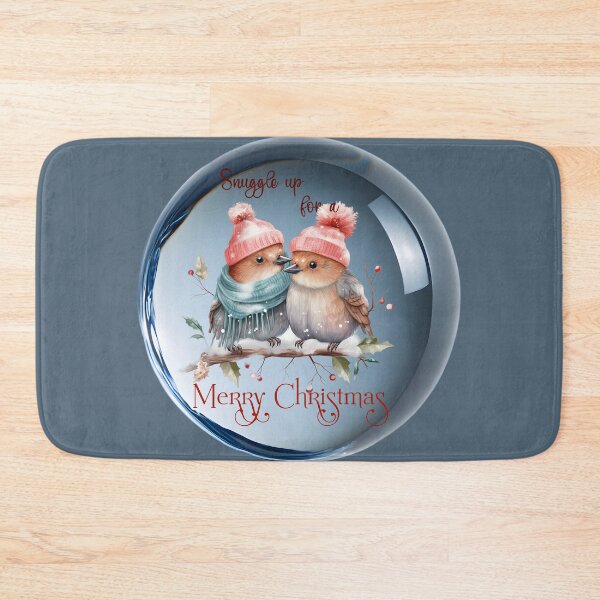 Item preview, Snuggle Up – Cozy Christmas Birds designed and sold by Szpaku desart .