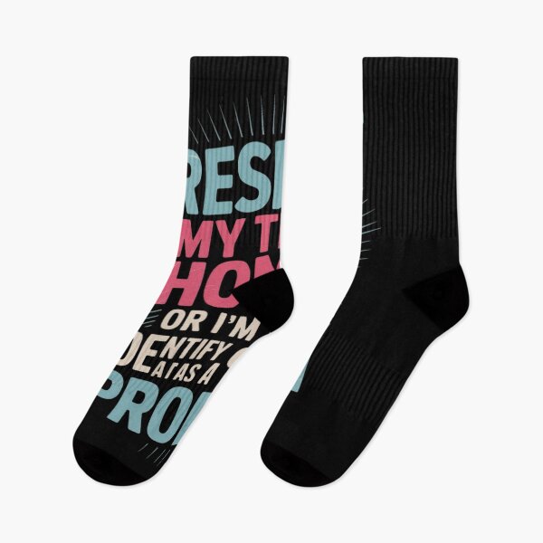 Item preview, Respect My Trans Homies Or I'm Gonna Identify As A Problem designed and sold by MathisBellanger.