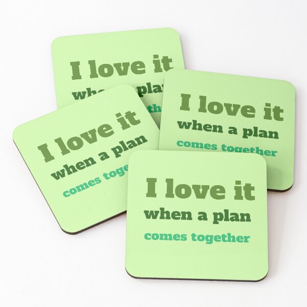 Item preview, The A Team. I love it when a plan comes together designed and sold by Planet Utoppia.