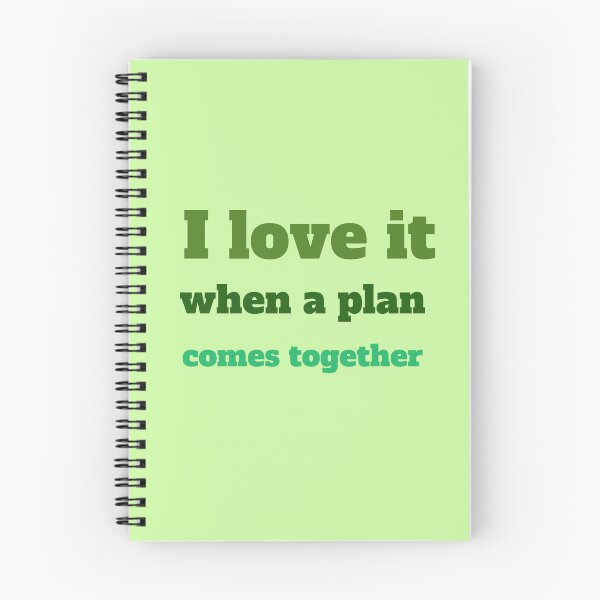 Item preview, The A Team. I love it when a plan comes together designed and sold by Planet Utoppia.