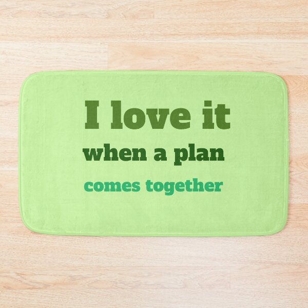 Item preview, The A Team. I love it when a plan comes together designed and sold by Planet Utoppia.