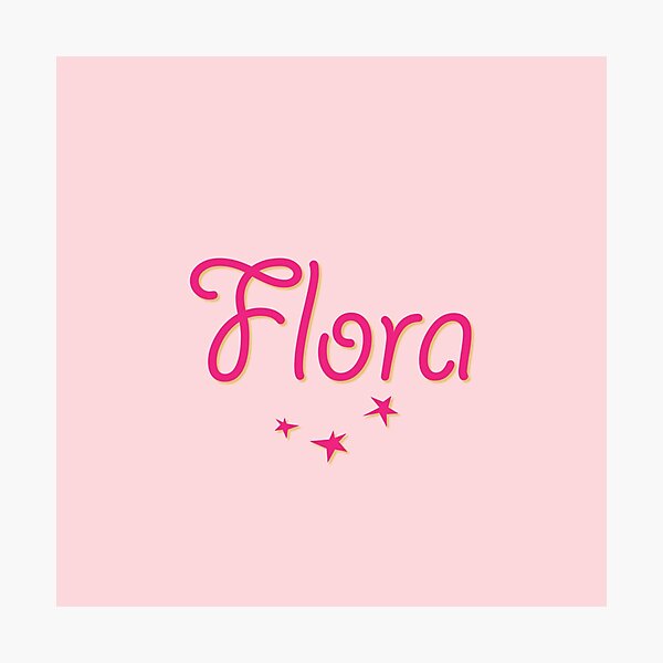 Item preview, My Name is Flora designed and sold by CharlottePlaceArt.