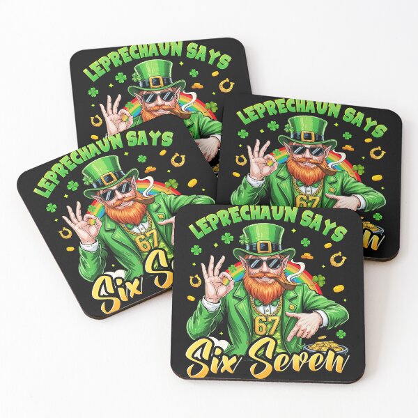 Item preview, Six Seven Meme  Leprechaun Says 6 7 St Patricks Day 67 Meme Graphic designed and sold by PrettyInk.