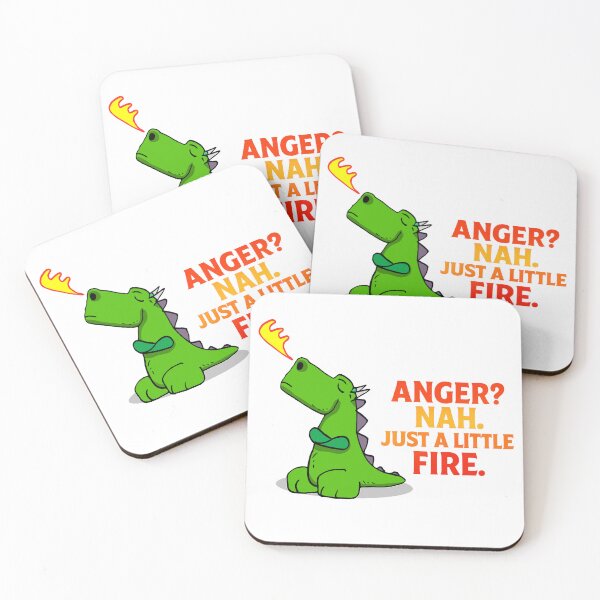 Item preview, "Not Anger… Just a Little Fire!" designed and sold by MayaMaliStudio.
