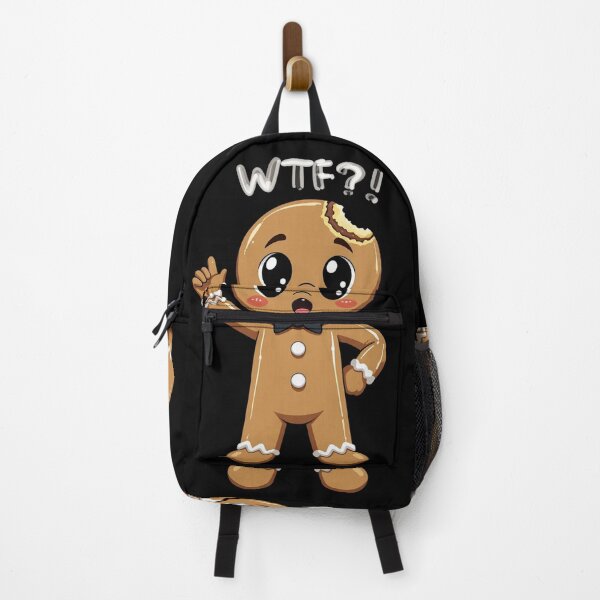 Item preview, WTF Gingerbread – Funny Shocked Cookie with Attitude designed and sold by PixelVibe782.