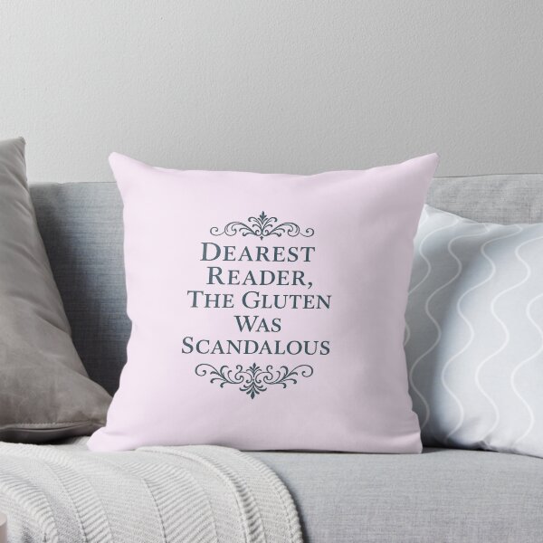 Item preview, Dearest Reader, The Gluten Was Scandalous – Regency Parody Quote with Filigree | Gluten Free Humour Design designed and sold by My Gluten Free Life UK.