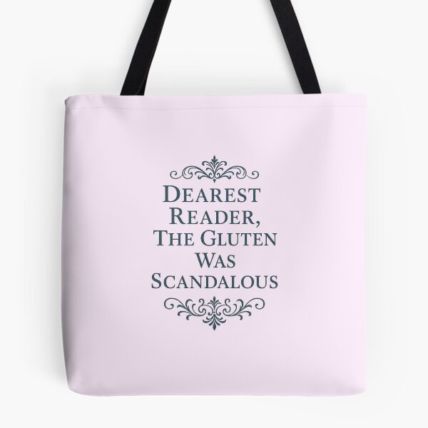 Item preview, Dearest Reader, The Gluten Was Scandalous – Regency Parody Quote with Filigree | Gluten Free Humour Design designed and sold by My Gluten Free Life UK.