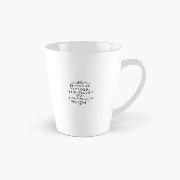 Item preview, Dearest Reader, The Gluten Was Scandalous – Regency Parody Quote with Filigree | Gluten Free Humour Design designed and sold by My Gluten Free Life UK.