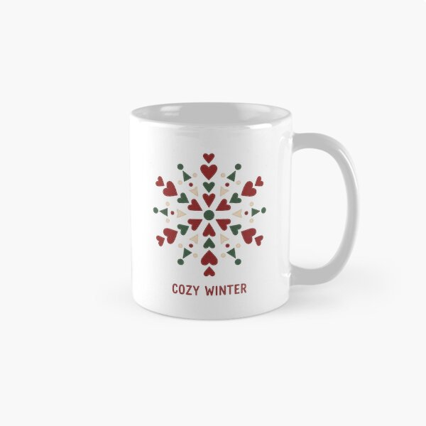 Item preview, Cozy Winter Heart Snowflake designed and sold by Raasma.