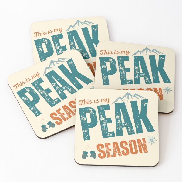 Item preview, This Is My Peak Season – Retro Winter Mountain Quote designed and sold by RokaWorld.