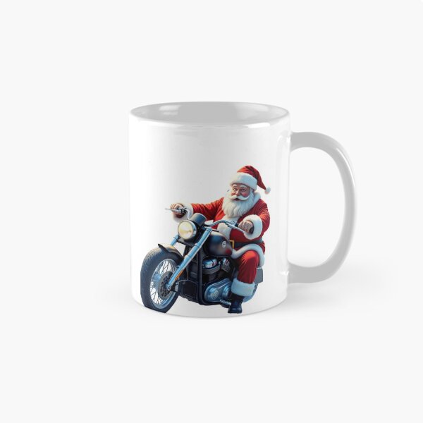 Item preview, Incredible happy Santa Claus on his motocross bike - Christmas on a motorcycle designed and sold by Pablo059.