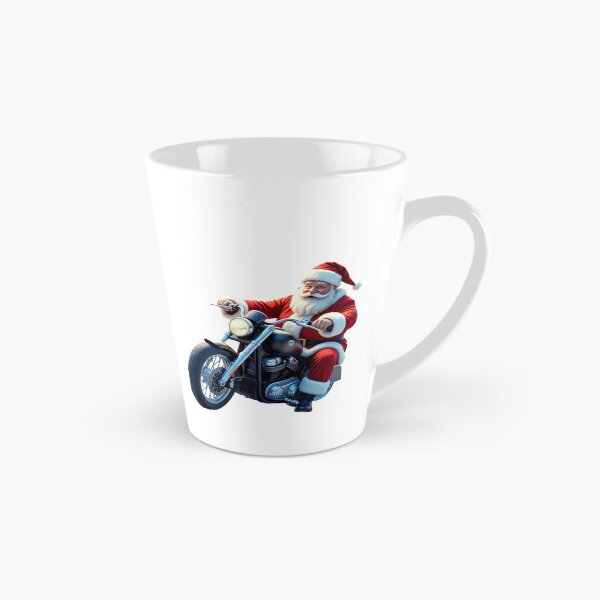 Item preview, Incredible happy Santa Claus on his motocross bike - Christmas on a motorcycle designed and sold by Pablo059.