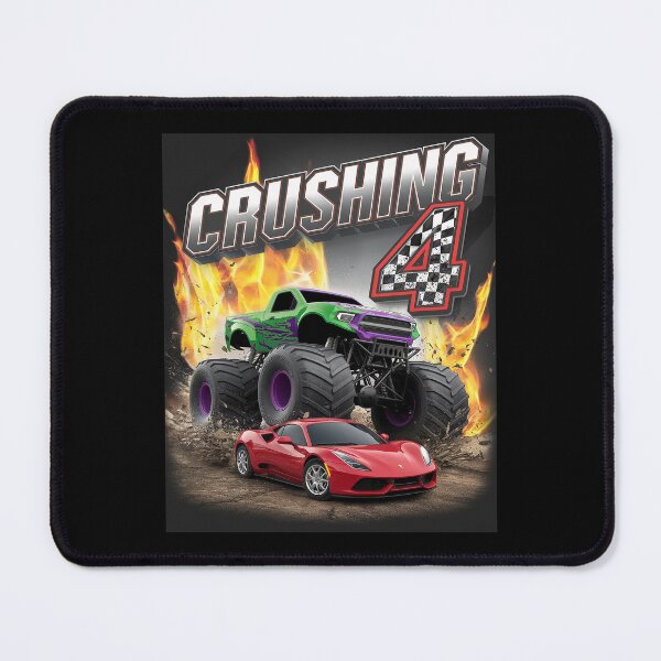 Item preview, Crushing being 4 four Years Old 4th Birthday designed and sold by CombatTask.