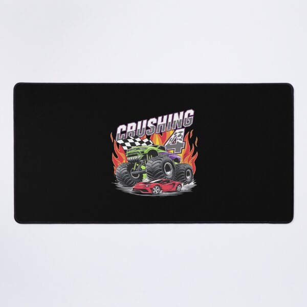 Item preview, Crushing being 4 four Years Old 4th Birthday  designed and sold by MythWoot.