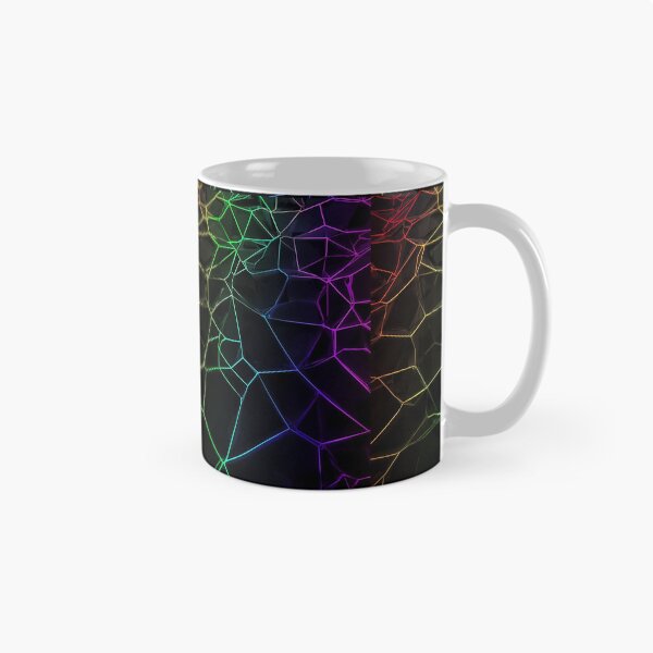 Item preview, Neon Polygon Grid – Futuristic Spectrum Geometry designed and sold by PixelVibe782.