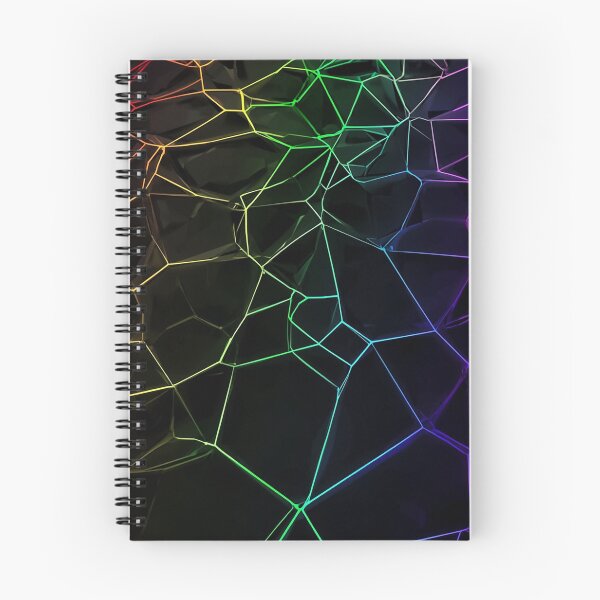 Item preview, Neon Polygon Grid – Futuristic Spectrum Geometry designed and sold by PixelVibe782.