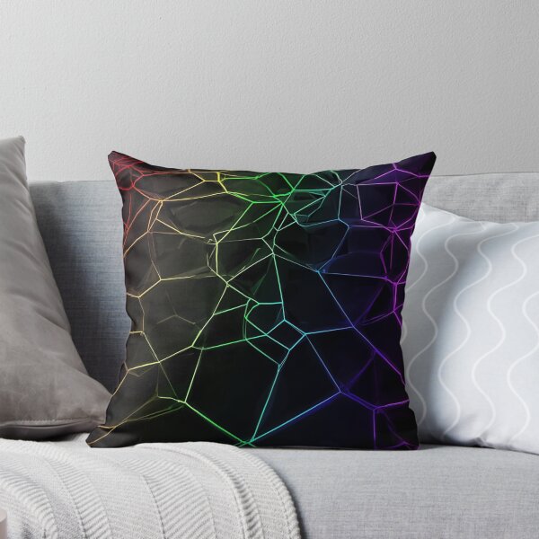 Item preview, Neon Polygon Grid – Futuristic Spectrum Geometry designed and sold by PixelVibe782.