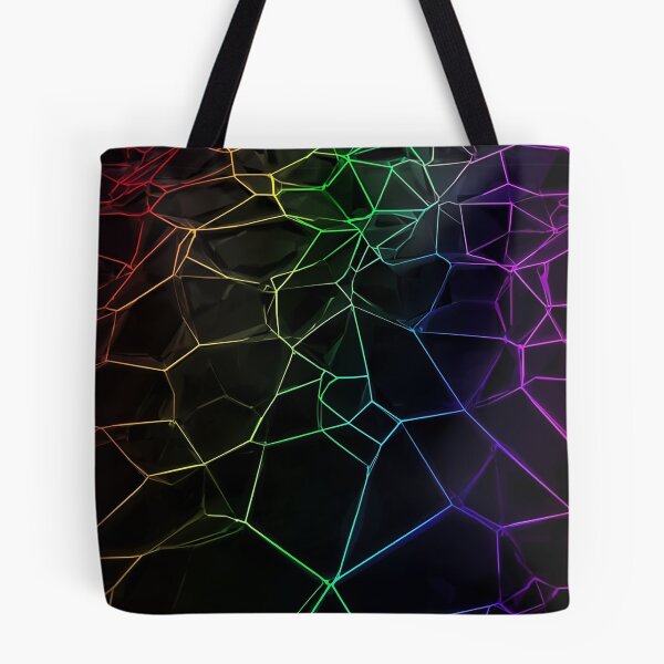 Item preview, Neon Polygon Grid – Futuristic Spectrum Geometry designed and sold by PixelVibe782.