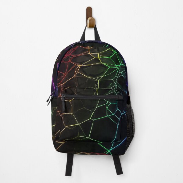 Item preview, Neon Polygon Grid – Futuristic Spectrum Geometry designed and sold by PixelVibe782.