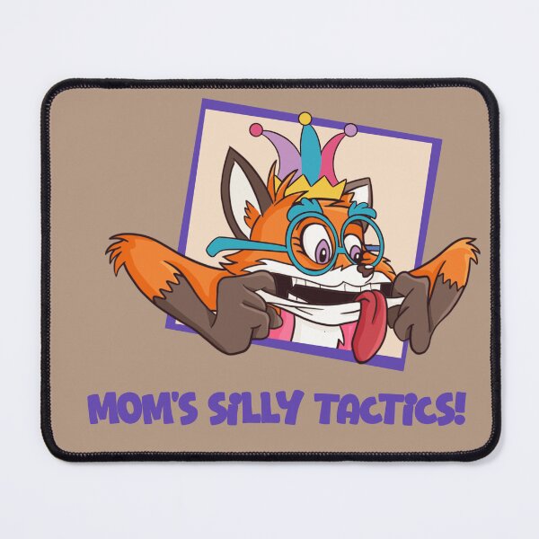 Item preview, Mom’s Silly Tactics – Funny Parenting Humor Illustration designed and sold by Turiva.