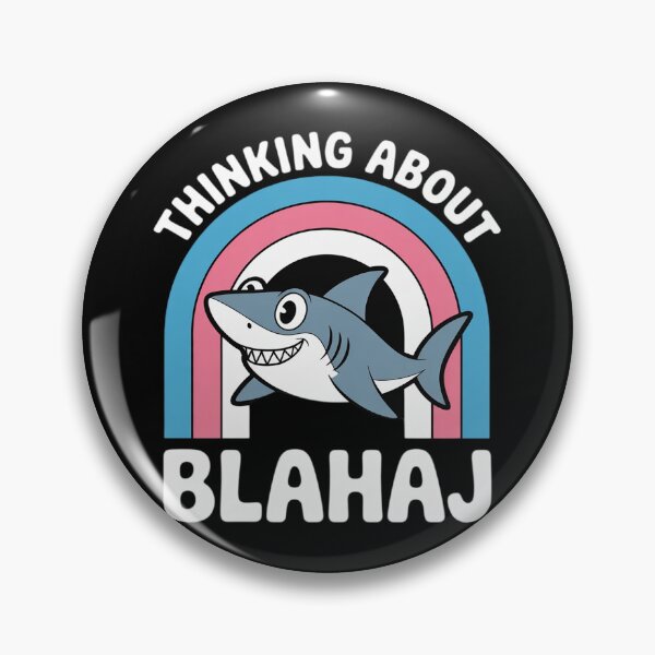 Artikelvorschau, Nachdenken über Blahaj, den Transgender-Wal entworfen und verkauft von PowAcademy.