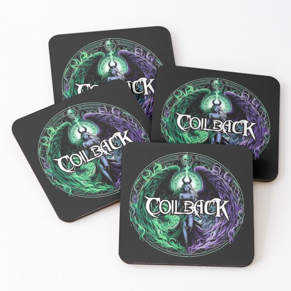 Item preview, Coilback Green Purple Angel logo designed and sold by GhostMachine13.