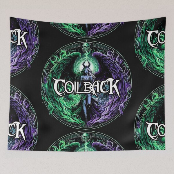 Item preview, Coilback Green Purple Angel logo designed and sold by GhostMachine13.