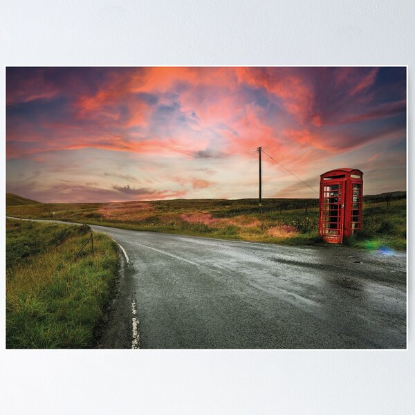 Item preview, Kyle of Lochalsh, red telephone box, England designed and sold by Mauswohn.