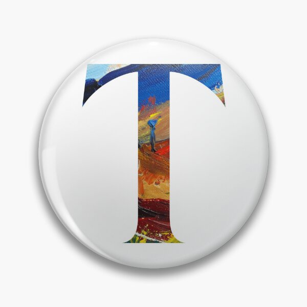 Item preview, Colorful Abstract Letter T T-Shirt Art designed and sold by CoolGTees.