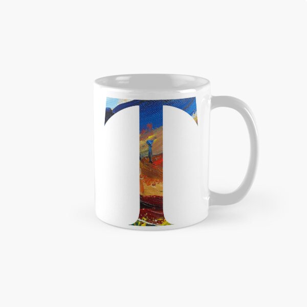 Item preview, Colorful Abstract Letter T T-Shirt Art designed and sold by CoolGTees.