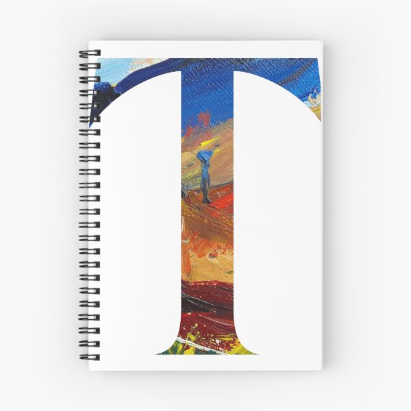 Item preview, Colorful Abstract Letter T T-Shirt Art designed and sold by CoolGTees.