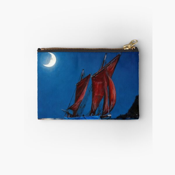 Item preview, Cornish sailing lugger IRIS sailing off Brixham under a full moom designed and sold by Mackenzie Moulton International Artist .