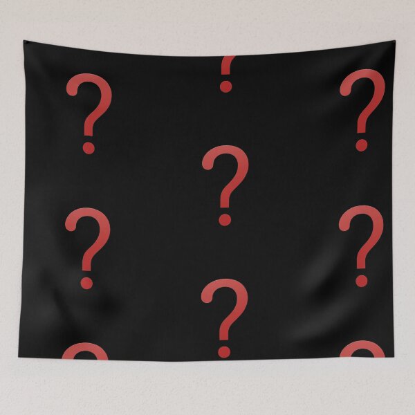 Item preview, Red Question Mark – Bold Symbol of Mystery and Curiosity designed and sold by PixelVibe782.