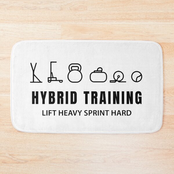 Item preview, Hybrid Training Lift Heavy Sprint Hard | Minimal Fitness Icons Workout Design designed and sold by Imaginationbeyond.