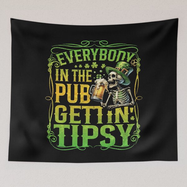 Item preview, Everybody In The Pub Getting Tipsy St Patricks Day Bar designed and sold by PrettyInk.