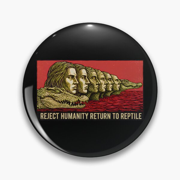 Item preview, REJECT HUMANITY RETURN TO REPTILE designed and sold by AGandCo.