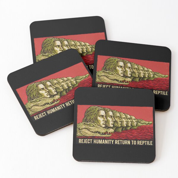 Item preview, REJECT HUMANITY RETURN TO REPTILE designed and sold by AGandCo.