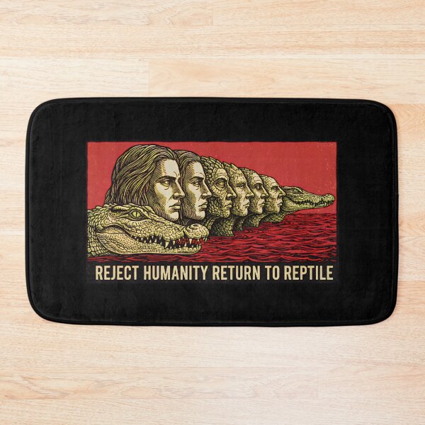 Item preview, REJECT HUMANITY RETURN TO REPTILE designed and sold by AGandCo.