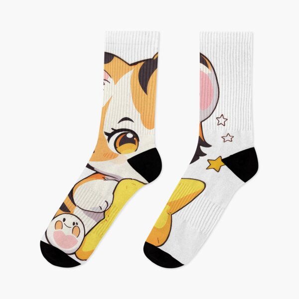 Artikelvorschau, Süßer Tiger mit Stern | Kawaii Tier Illustration entworfen und verkauft von Visualynx.