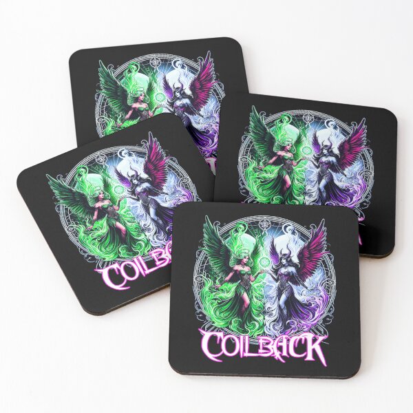 Item preview, Coilback Angel & Demon girl swirl designed and sold by GhostMachine13.