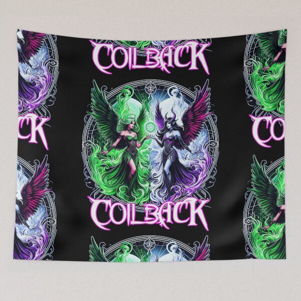 Item preview, Coilback Angel & Demon girl swirl designed and sold by GhostMachine13.