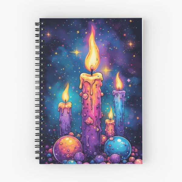 Item preview, Vibrantly colored candles in the magical starlight designed and sold by Mianku | Für das Leben.