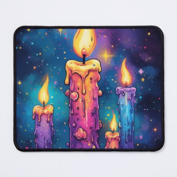 Item preview, Vibrantly colored candles in the magical starlight designed and sold by Mianku | Für das Leben.