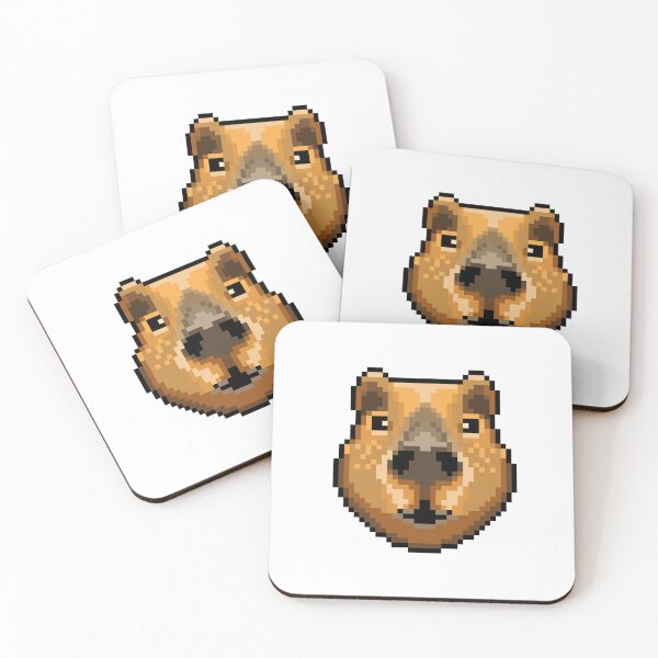 Item preview, Capybara Pixel Art designed and sold by Aeirie.