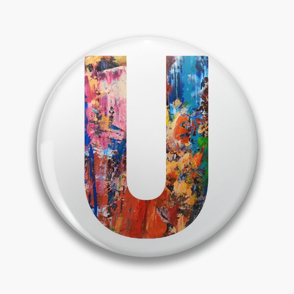 Item preview, Colorful Abstract Letter U T-Shirt Art designed and sold by CoolGTees.
