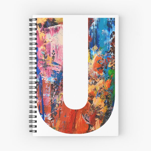 Item preview, Colorful Abstract Letter U T-Shirt Art designed and sold by CoolGTees.