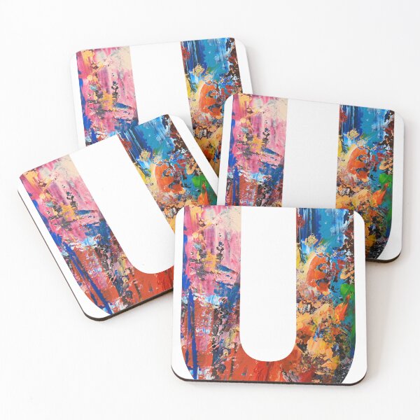 Item preview, Colorful Abstract Letter U T-Shirt Art designed and sold by CoolGTees.